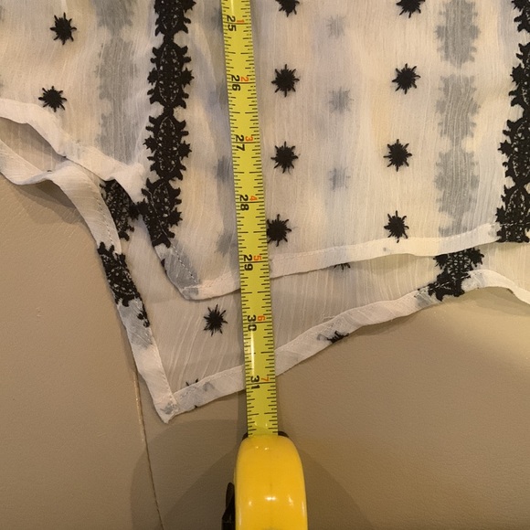 Democracy Embroidery Detailed Sheer Blouse NWOT - Picture 11 of 11